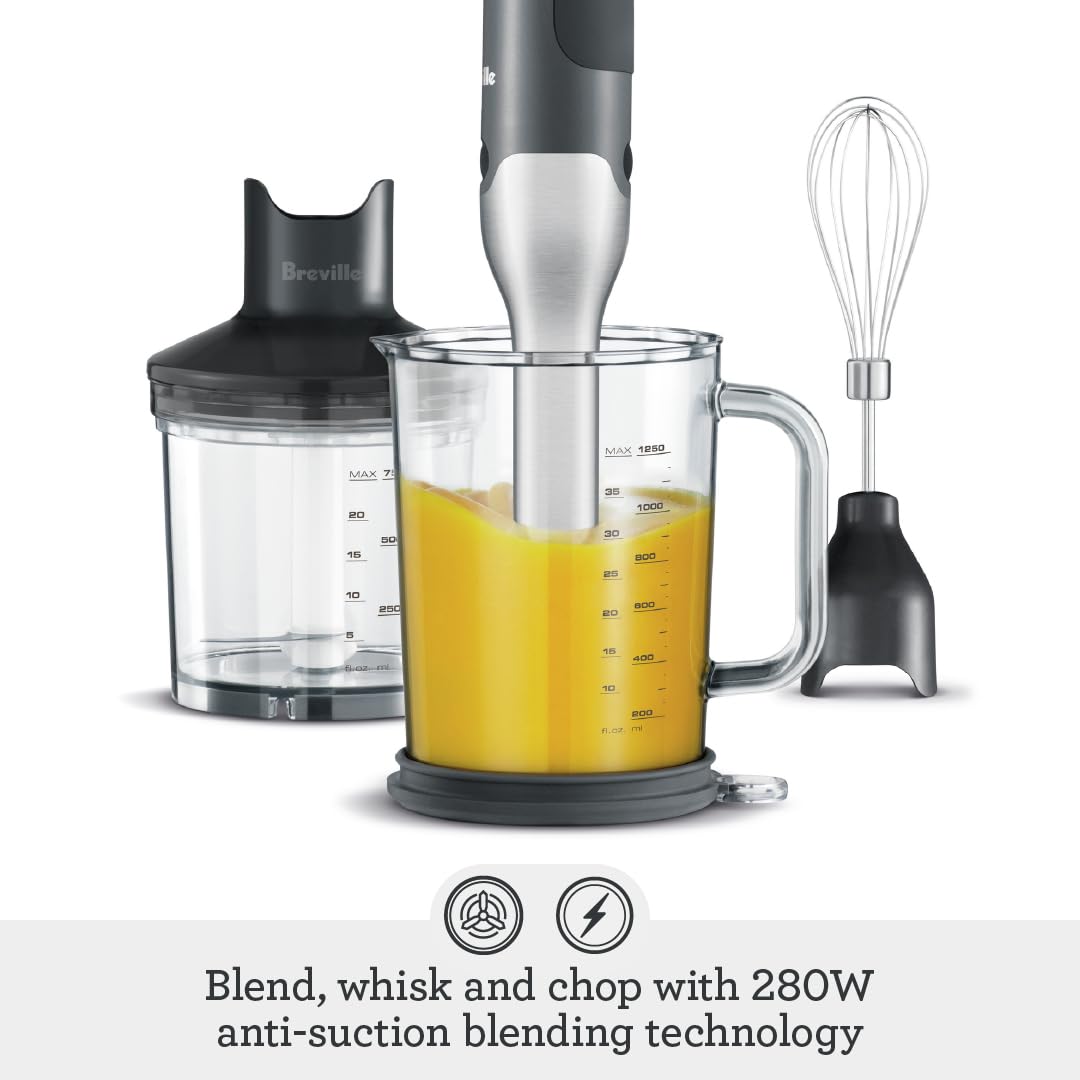 Breville BSB510XL Control Grip Immersion Blender, Stainless Steel