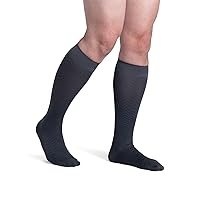 Sigvaris Women’s Style Microfiber Patterns 830 Closed Toe Calf-High Socks 20-30mmHg