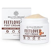 Ethnic Choice Organic Feet Love Foot Cream Softens Hydrates Rough Dry Feet, Moisturizes & Repairs Cracked Heel and Skin, Combats Smelly Feet Odour, 50 gm