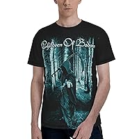 Children of Bodom T Shirt Man's Casual Tee Summer Exercise Crew Neck Short Sleeves Clothes