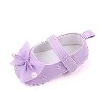 Girls Sandals Kids Bowknot Canvas Solid Color Lightweight Sock Shoes Children Princess Dress Shoes with Hook for Party