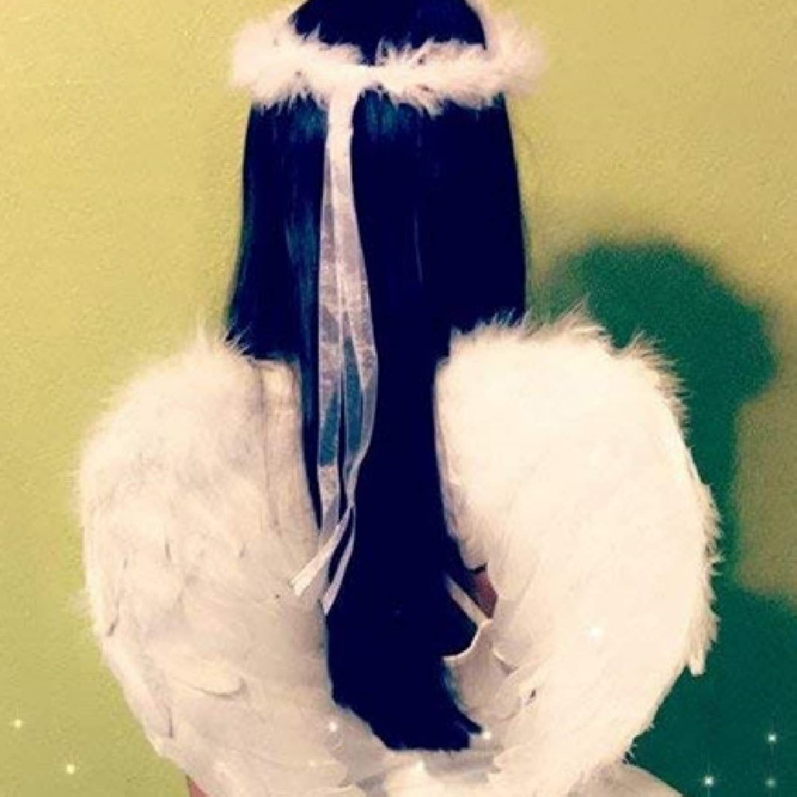 RUIZSH Angel Feather Wings and Halo Headband for Cosplay Party Costumes