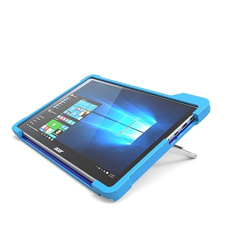 Gumdrop Cases Droptech for Acer Aspire Switch Alpha 12 Rugged 2-in-1 Tablet Case Shock Absorbing Cover Black/Black SA5-271 (Light Blue/Royal Blue)