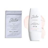 Skin Protection Duo (2pc set)- Julep Patch Me Up Waterproof Pimple Patches 72 pcs & No Excuses SPF 40 Clear Facial Sunscreen Broad-Spectrum Invisible Sunscreen