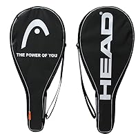 Tennis Racquet Cover Bag - Lightweight Padded Racket Carrying Bag w/Adjustable Shoulder Strap