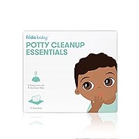 Frida Baby Potty Cleanup Essentials | Leak-Proof Potty Liners and Disposable Floor Pads for Potty Training