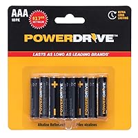 PowerDrive LR0318PK Alkaline AAA Batteries (18-Pack)