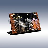 Acrylic Display Plaque for Diagon Alley: Weasleys' Wizard Wheezes 76422(Model Set is not Included)