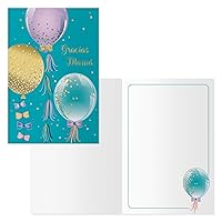 DOHE Mother's Day Cards (Pack of 6) - Gift for Mum with Paper Envelope Size 11.5 x 17 cm Thank You Cards - Fragrance