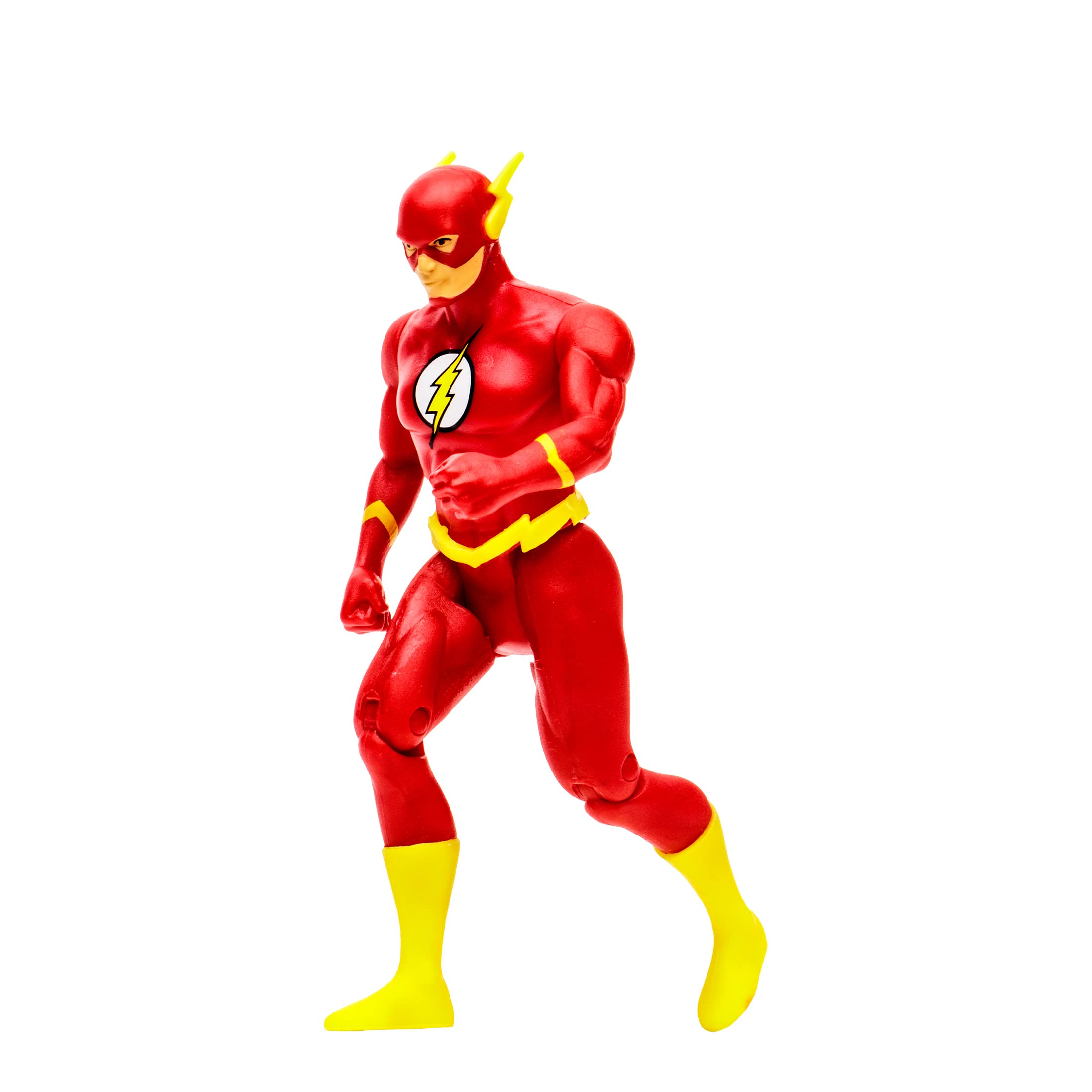 McFarlane Toys, DC Multiverse, 5-inch DC Rebirth Super Powers The Flash Action Figure with 5 Points of articulations, Collectible DC Retro 1980’s Super Powers Line Figure – Ages 12+