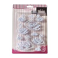 9 Pieces DIY Cookie Stamps Fondant Moulds Cookie Stamps Shaped Fondant Stamps Kitchen Accessories Plastic Material Plastic Cookie Stamps