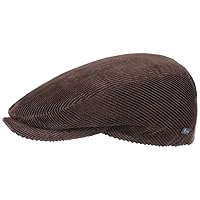 Lipodo Cord Flat Cap Men/Women Cotton Peaked Cap with Lining Cap Sizes 49-61 cm