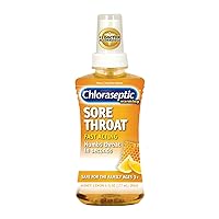 Chloraseptic Warming Sore Throat Lozenges, Real Honey Lemon, 6 fl oz, 1 Pack