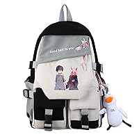 Anime Darling in the FranXX Backpack Students Bookbag Shoulder School Bag Daypack Laptop Bag 7