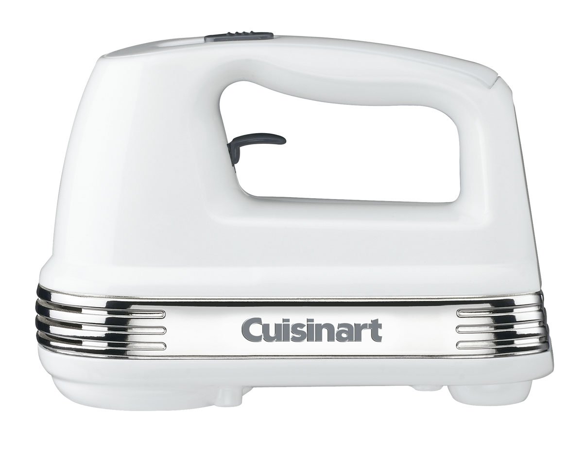 Cuisinart HM-90S Power Advantage Plus 9-Speed Handheld Mixer with Storage Case, White
