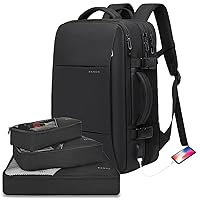 45L Carry On Backpack, Weekender Travel Backpacks, 17.3 inch Laptop Back Pack Business Expandable Bag for Men and Women… (Blake45L（with3cubes))…