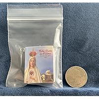 Mini bibles Dollhouse Miniature Book Dolls Accessories Mini Book Notre Dame de Fatima Readable (1.5