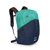 Osprey Comet Laptop Backpack, Reverie Green/Cetacean Blue