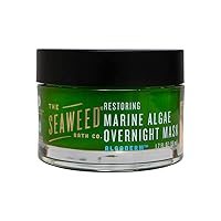 The Seaweed Bath Co. Restoring Marine Algae Overnight Face Mask with Natural Seaweed, AlgaDermTM Complex, Vegan, Cruelty-Free, Gluten-Free, Paraben-Free,1.7 oz