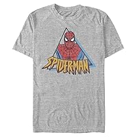 Marvel Men's Universe Spiderman Triangle T-Shirt