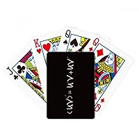 Math Kowledge Derivative Formula Poker Playing Magic Card Fun Board Game