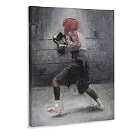 Posters Abstract Poster Boxing Poster Boxing Fan's Gift Poster Sports Art Poster Canvas Art Posters Painting Pictures Wall Art Prints Wall Decor for Bedroom Home Office Decor Party Gifts 24x32inch(6