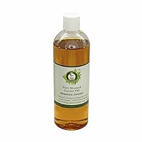 Mustard Oil | Brassica Juncea | Mustard Seed Oil | Unrefined | for Hair Growth | for Skin | for Massage | 100% Pure Natural | Cold Pressed | 100ml | 3.38oz by R V Essential