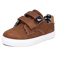 Nautica Kids' Double Strap Sneakers | Casual Athletic Shoes for Boys and Girls | Durable and Comfortable Fit for Toddlers and Little Kids