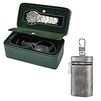molshine Universal Leather Faraday Car Key Case & Watch & Sunglasses Portable Case