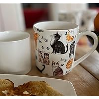 1 Pint Fine Bone China Mug Cats