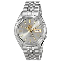 Seiko men's SNKL19K1 Stainless Steel Analog with Brown Dial Watch