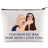 Real Housewives Cosmetic Makeup Bag Screaming Lady Cat Gifts You Have No Idea How Much I Love You Rhobh Makeup Zipper Pouch Bag For TV Show Fans (Have No Idea)