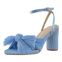 Women's Bow Knot Sandals Prom Heels Open Toe Ankle Strap Buckle Fashion Formal Beauty Wedding Shoes For Bride