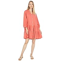 Tommy Hilfiger Women's 3/4 Sleeve Button Through Shirt Dress