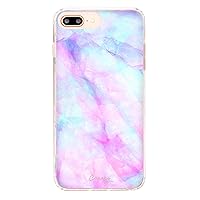 Case Designed for The Apple iPhone, Iridescent Crystal (Exotic Marble) - Military Grade Protection - Drop Tested - Protective Slim Clear Case for Apple iPhone 8 Plus, iPhone 7/6/6s Plus