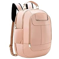 Montana West Casual Daypack Backpacks Faux Leather Travel Daily Daypack Pink Bookbag College Work Business Laptop Backpack for Women and Men MWC-378PK
