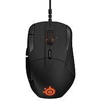 SteelSeries Rival 500, Optical Gaming Mouse, RGB Illumination, MMO, 15 Buttons, Tactile Alerts, (PC / Mac) - Black
