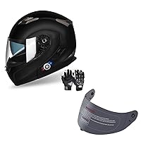 FreedConn BM2-S Modular Flip Up Motorcycle Helmet Bluetooth + Replacement Tinted Visor