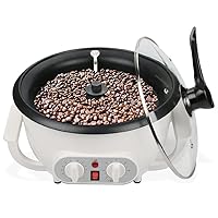 Upgrade Coffee Roaster Machine for Home Use, 110V Household Electric Coffee Bean Roaster with Timer 1200W Roasting Machine Peanut Bean Home Coffee Roaster