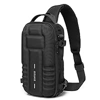Anti Theft Sling Bag Crossbody Shoulder Bags Waterproof Travel Chest Pack with USB Charging Port