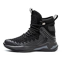Men's High-Top Steel Toe Shoes Lightweight Indestructible Work Sneakers for Men Puncture Proof Slip on Safety Shoes for Industrial,Coustruction