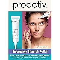 Emergency Blemish Relief - Benzoyl Peroxide Gel - Acne Spot Treatment for Face and Body, .33 Oz