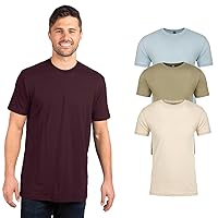 Next Level Apparel Unisex Cotton T-Shirt Short Sleeve Tee, Multipack 1I3I6I10