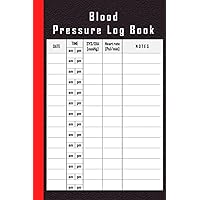 Blood Pressure Log Book: Record and Monitor your daily blood pressure and heart rate readings at home