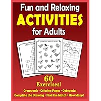 Fun and Relaxing Activities for Adults: Puzzles for People with Dementia [Large-Print] (Easy Activities) Fun and Relaxing Activities for Adults: Puzzles for People with Dementia [Large-Print] (Easy Activities) Paperback