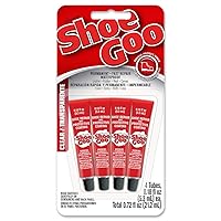 Shoegoo 5510110 Mini Adhesive (4 Pack), 0.18 fl. oz., Clear