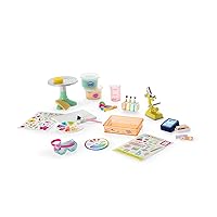 American Girl Truly Me 18-inch Doll Love to Explore Art & Science Playset with Pottery Wheel and Microscope, For Ages 6+