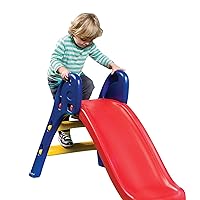 Toddler Slide Foldable Portable Slide Climber Playset Indoor Outdoor Playground for Boys Girls Birthday red
