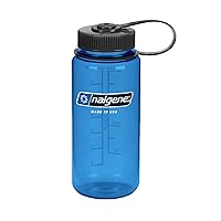 Nalgene Sustain Tritan BPA-Free Water Bottle Made with Material Derived from 50% Plastic Waste, 16 OZ, Wide Mouth