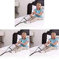 Stander BedCaddie, Bed Ladder Assist Handle, Sit Up Helper with Adjustable Length for Elderly, Handicapped, and Injured (Pack of 3)
